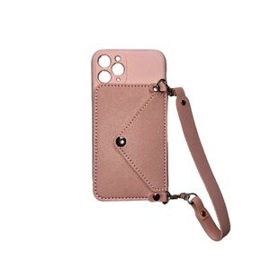 iPhone 11 Pro · PINK FAUX LEATHER CARD HOLDER PHONE CASE · UNUSED